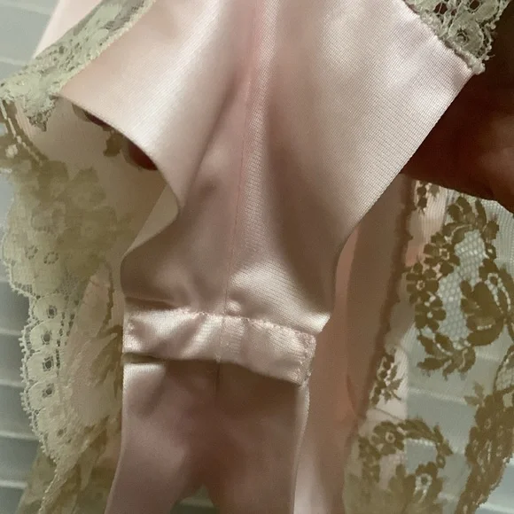 Vintage 70s Lingerie Pink Teddy - Picture 5 of 11